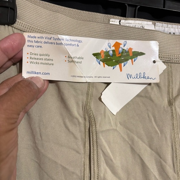 Milliken Cold Weather Lightweight Beige Drawers size Small Regular made in USA - Picture 5 of 6